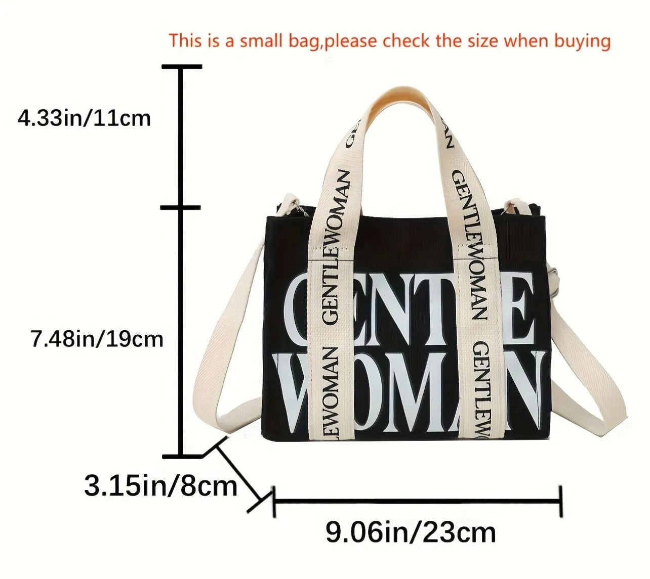 Mini tote crossbody