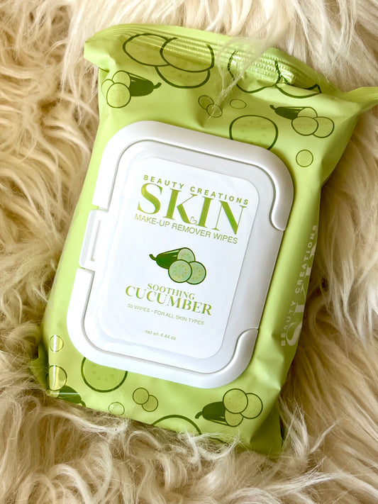 CUCUMBER- makeup remover wipes